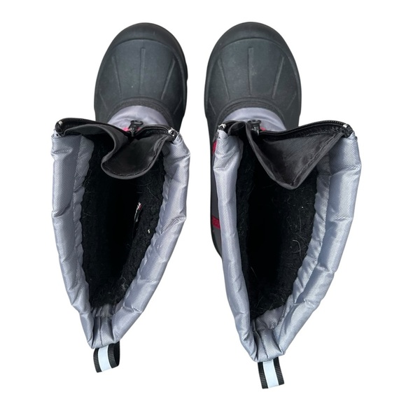 3M Thinsulate Northside Gray and Pink Kids Rain & Snow Boots - Picture 11 of 14